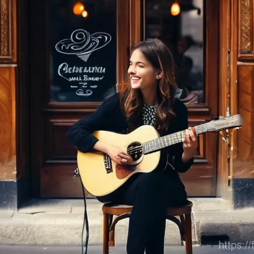 음악이론 자격증 활용 연주 경력 쌓기 - **Prompt: Parisian Café-Concert Performance**
    A vibrant, warmly lit scene inside a cozy Parisian...