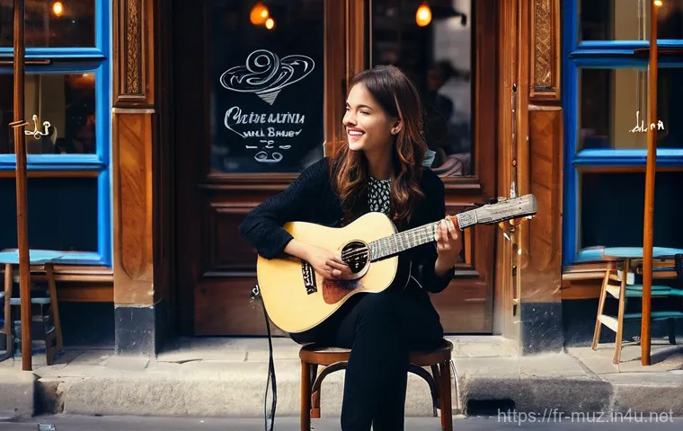 음악이론 자격증 활용 연주 경력 쌓기 - **Prompt: Parisian Café-Concert Performance**
A vibrant, warmly lit scene inside a cozy Parisian...
